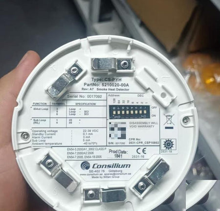 99 Consilium CS-PYH 22-38V DC -40 70 5210020-00A Consilium CS-PYH 22-38V DC -40 70 5210020-00A