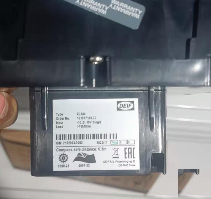 99 DEIF XL144 XL144 -10 0 10V 0-50 DEIF XL144 XL144 -10 0 10V 0-50