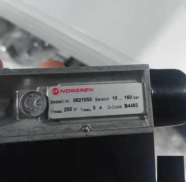 99 NORGREN 0821050 10-160bar 250V 5A NORGREN 0821050 10-160bar 250V 5A