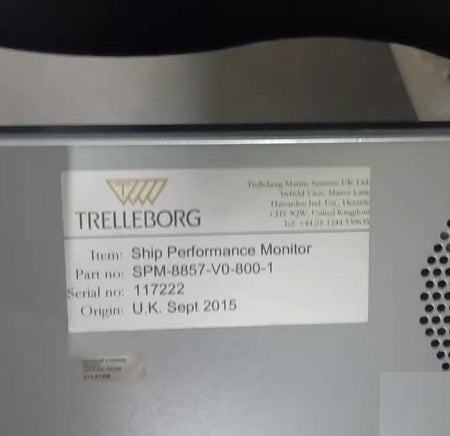 99 TRELLEBORG SPM-8857-V0-800-1 2015 9 117222 LAN1 LAN2 TRELLEBORG SPM-8857-V0-800-1 2015 9 117222 LAN1 LAN2