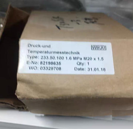 99 WIKA 233 50 100 0-1 6MPa M20 1 5 EN837 WIKA 233 50 100 0-1 6MPa M20 1 5 EN837 100mm