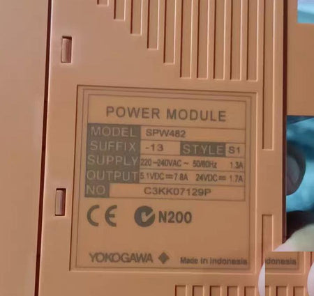 99 YOKOGAWA SPW482-13 5 1VDC 7 8A 24VDC 1 7A YOKOGAWA SPW482-13 5 1VDC 7 8A 24VDC 1 7A