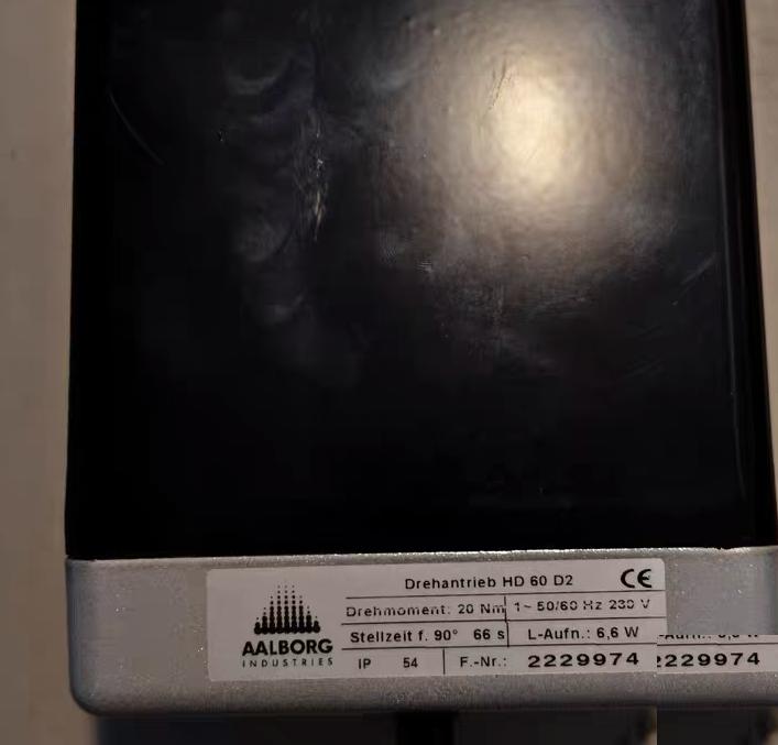 AALBORG HD60D2 20Nm 90 88 230V 50 60Hz IP54