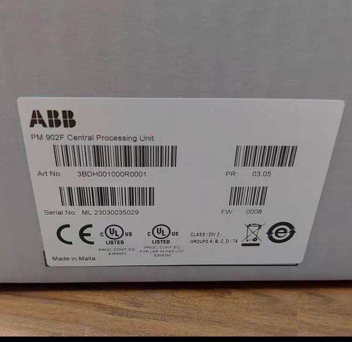 ABB 3BDH001000R0001 CPU- PM902F