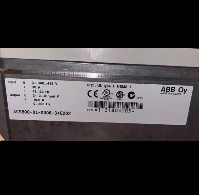 ABB ACS800-01-0016-3 E202 CDP 311