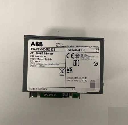 ABB PM5670-2ETH CPU 1SAP151000R0278