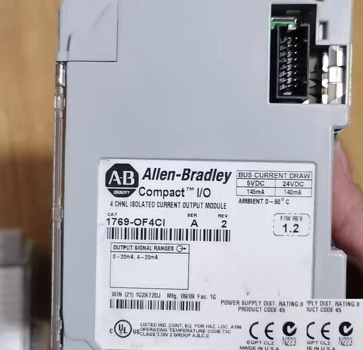 AB 1769-OF4CI 4 0-60 C 5VDC 24VDC 45