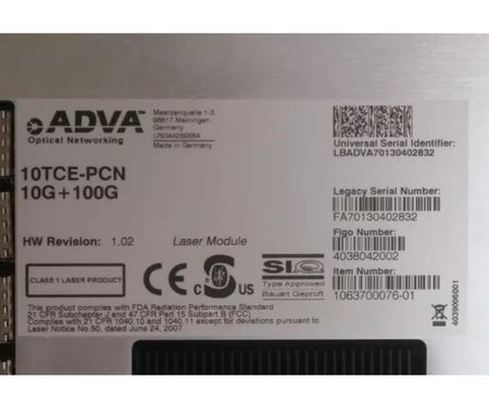 10TCE-PCN-10G 1063700076-01 100G 100G