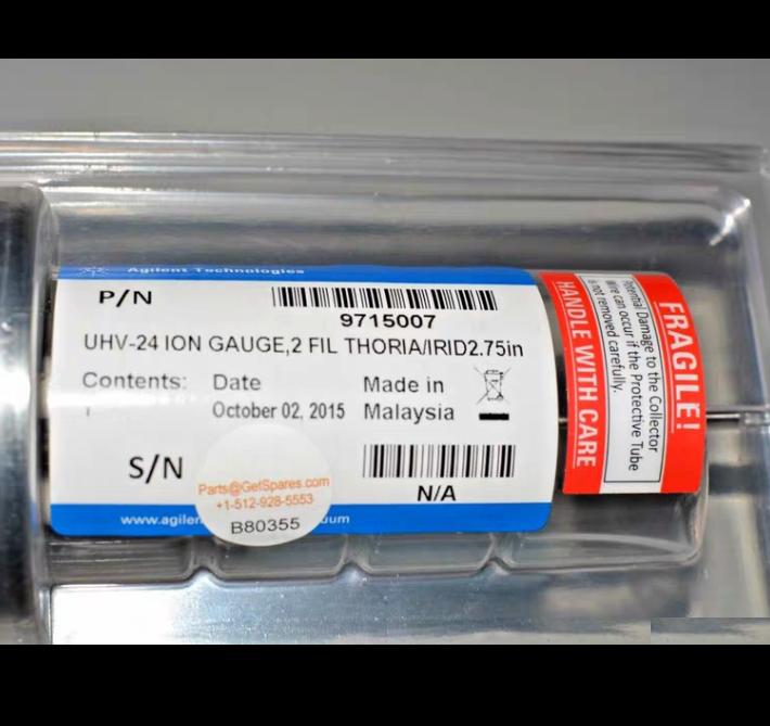 AGILENT 9715007 UHV-24 ION GAUGE 2 FIL THORIA IRID 2 75 IN