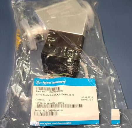 AGILENT VAT VALVE X3202-60079 ALUMINUM INLINE BLOCK A O NW25KFVAT P N 26528-KA21