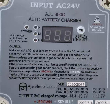 AJU 600D AJU 600D AC24V 13 3-13 9V 12V