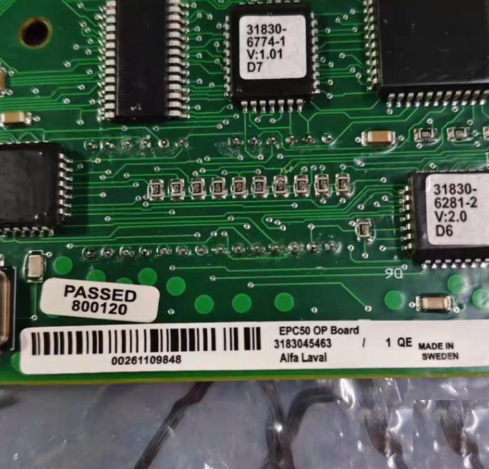 ALFA LAVAL EPC50 OP 3183045463 PCB V1 01 V2 0