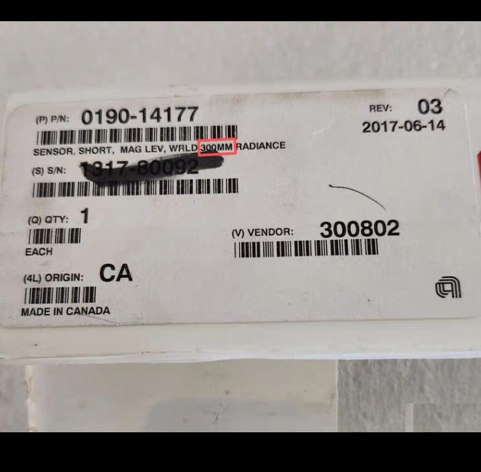 AMAT 0190-14177 SENSOR SHORT MAG LEV WRLD 300MM RADIANCE 2 5