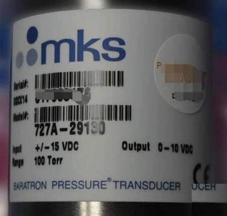AMAT 1350-00611 MKS 727A-29130 BARATRON HEATED 100 TORR 9 PIN DSUB