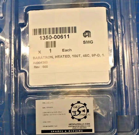AMAT 1350-00611 MKS 727A-29130 BARATRON HEATED 100 TORR 9 PIN DSUB