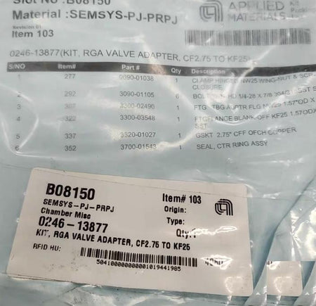 AMAT 3300-02490 CF35 KF25 14 0246-13877 2