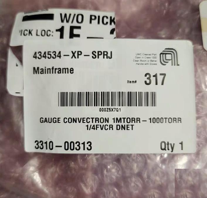 AMAT 3310-00313 MKS 275592 Convectron Gauge 1 4 FVCR DEVICENET 9500 2000