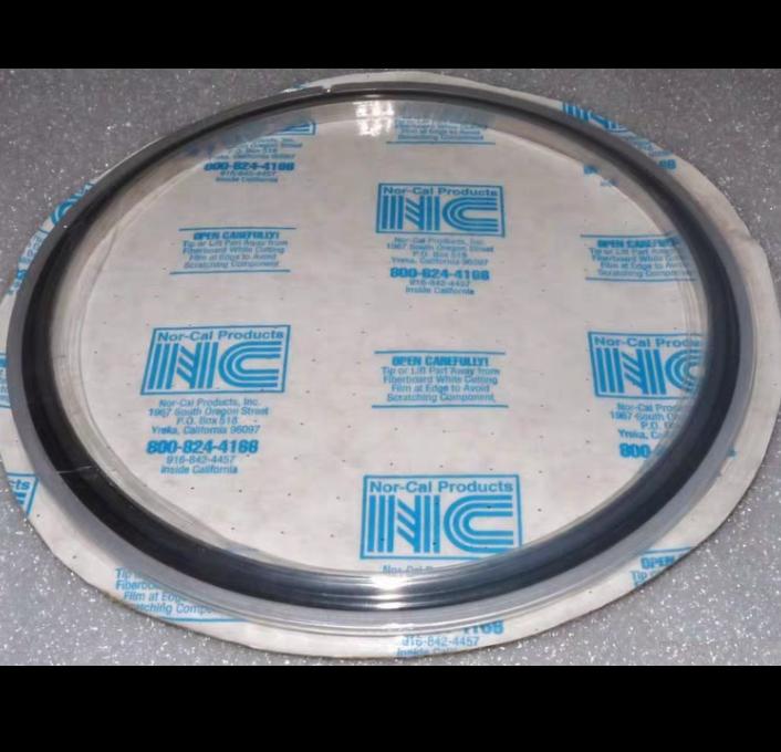 AMAT 3700-01743 ISO 200 Nor-Cal ISO-200-CR-AV ISO 200 Aluminum Centering Rings with Viton O-ring and Aluminum Spacer Ring 23