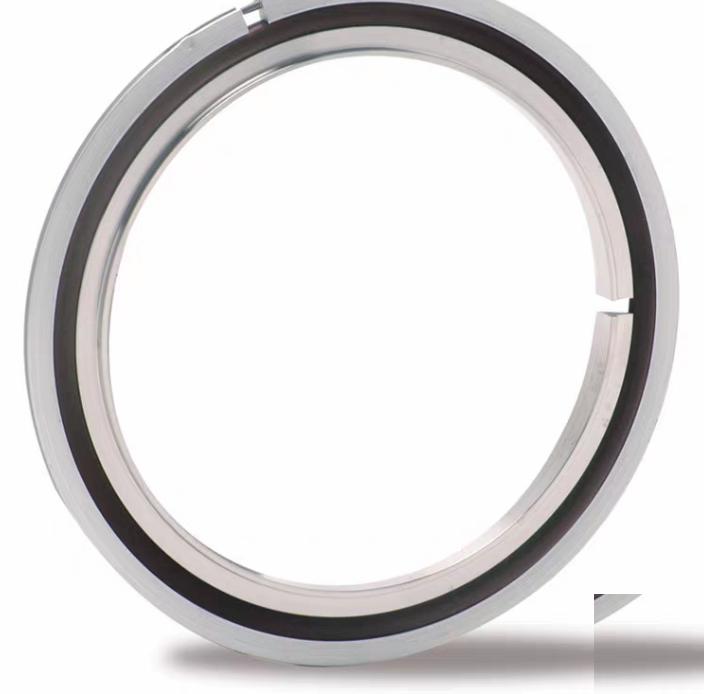 AMAT 3700-02321 LESKER QF250-AAVR CENTERING RING QF250 AL INNER AL OUTER FKM O-RING