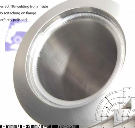 AMAT E17642420 KF40 ELBOW ROUGHINGISO-KF Flange 90 Elbow Fitting with KF40 Flange