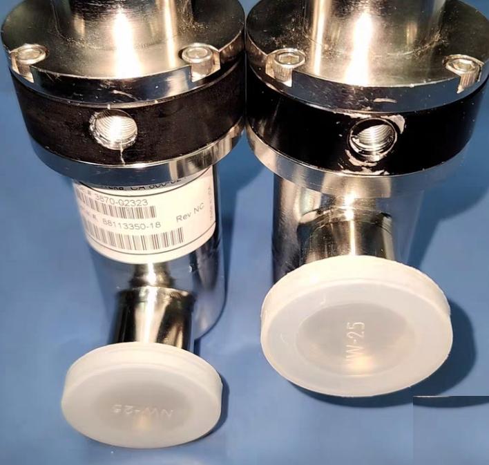 AMAT NOR-CAL 3870-02323 4 APPLIED MATERIALS NOR-CAL VALVE PNEU INLINE 1 NW25 VIT-SEAL 3870-02323