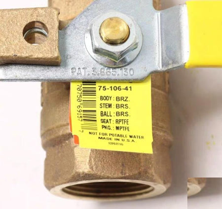 APOLLO 75-106-41 1 1 4 BALL VALVE STANDARD PORT THREADED END