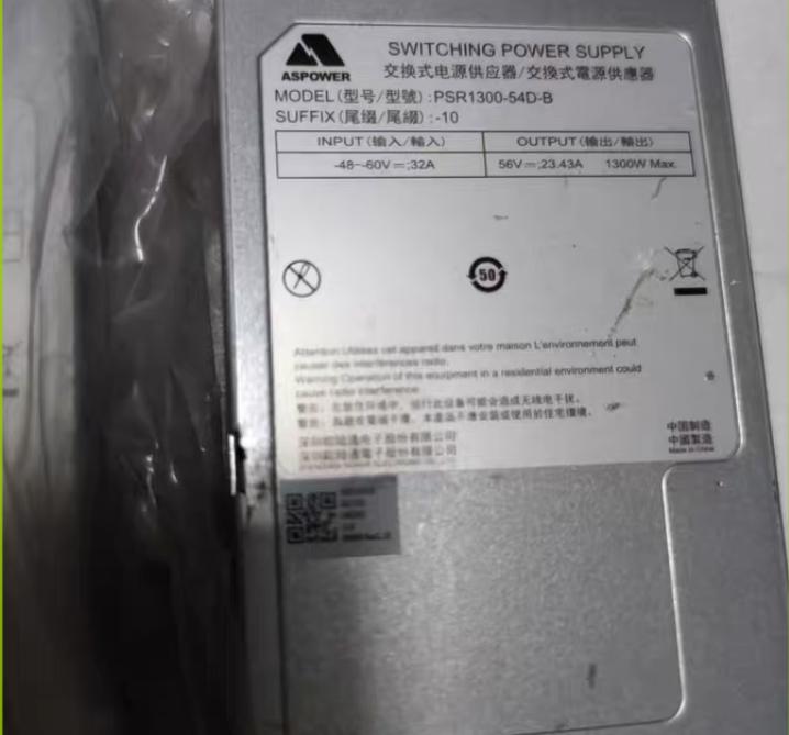 ASPOWER     PSR1300-54D-B 1300W      48-60V   56V