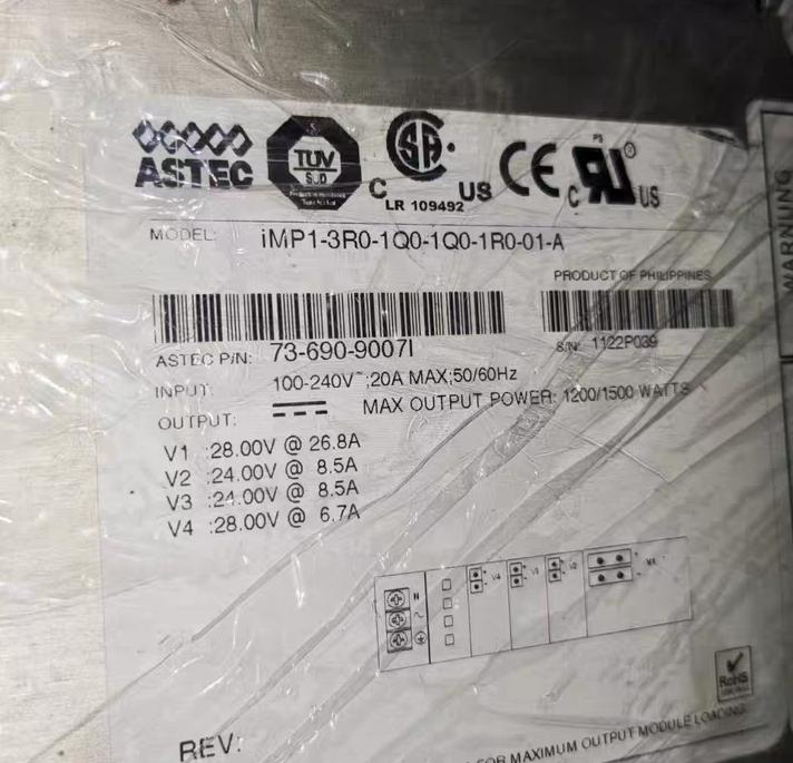 ASTEC  iMP1-3R0-1Q0-1Q0-1R0-01-A     100-240V       1200 1500W     28V 24V