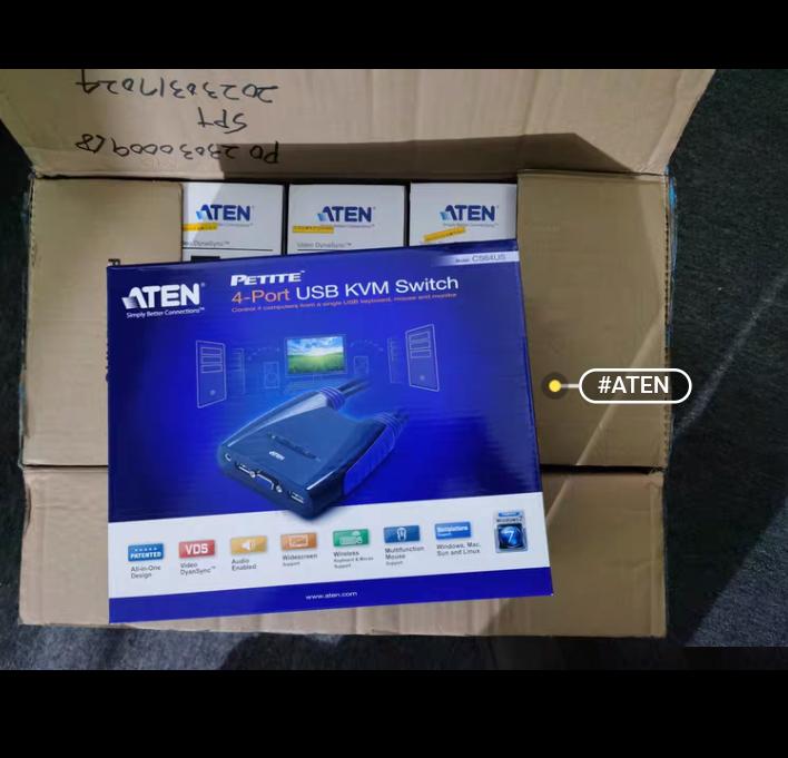 ATEN CS64US 4 USB KVM 4 1 VGA Win Mac Linux 5