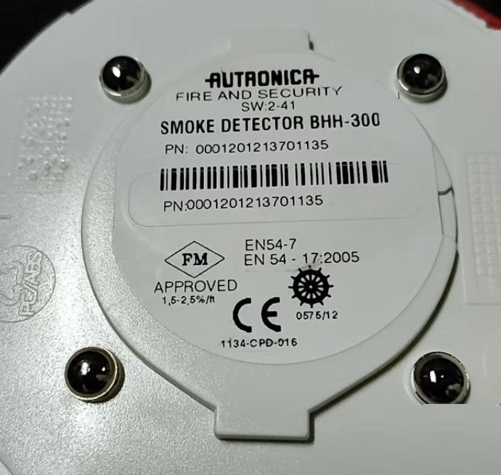 AUTRONICA BHH-300 SMOKE DETECTOR