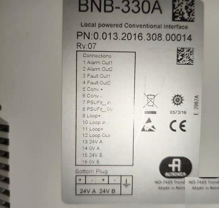 AUTRONICA BNB-330A 0 013 2016 308 00014 24V
