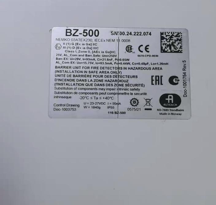 AUTRONICA BZB-500 KFD0-CS-Ex1 54