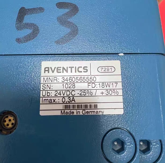 AVENTICS 3460565550 18W17 24VDC 0 3A