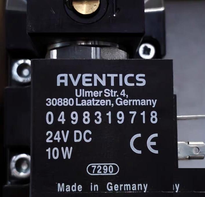 AVENTICS R404 061 165 24V DC 10W 30bar