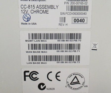 200-00165-02 CC815 100mbit