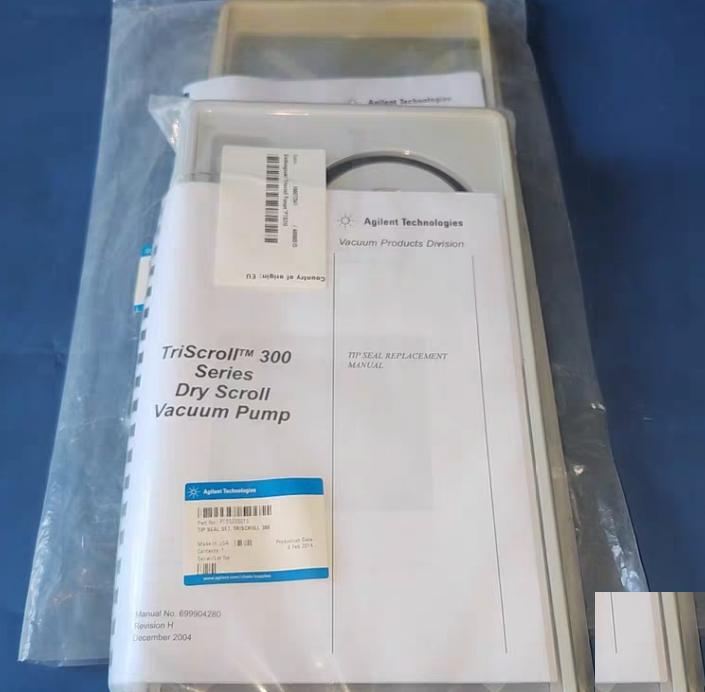 Agilent Varian TriScroll 300 Scroll Pump Tip Seal Replacement Kit PN PTSS0300TS This Agilent Varian OEM tip seal kit includes the tip seal and O-rings for the Triscroll 300 dry scroll vacuum pump Weight 2 00lbsWidth 12 00 in Height 9 00 in Depth 4 00 in