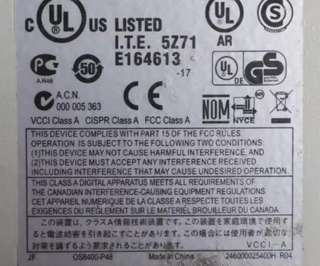 Alcatel-Lucent OS6400-P48 1GbE RJ45