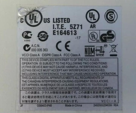 Alcatel-Lucent OS6400-P48 1GbE RJ45