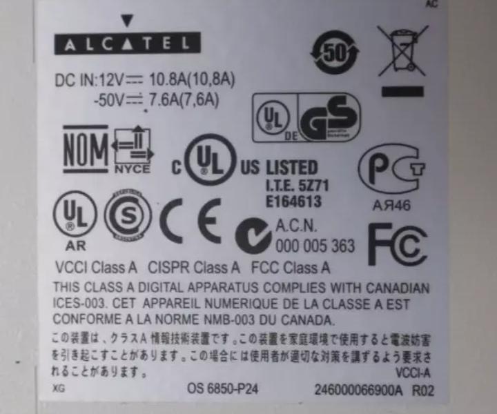 Alcatel-Lucent OS6850-P24L RJ45 RJ45