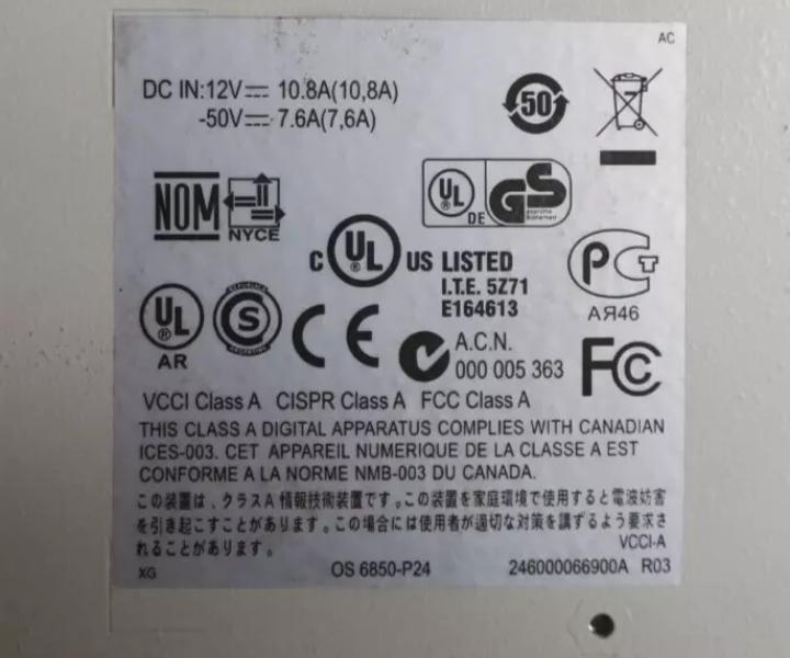 Alcatel-Lucent OS6850-P24L RJ45 RJ45