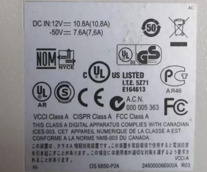 Alcatel-Lucent OS6850-P24L RJ45 RJ45