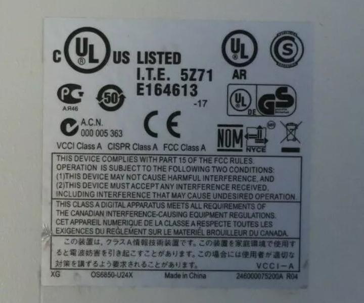 Alcatel-Lucent OS6850-U24X 1GbE RJ45
