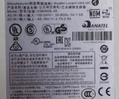 Alcatel-Lucent OS6860E-48 1GbE