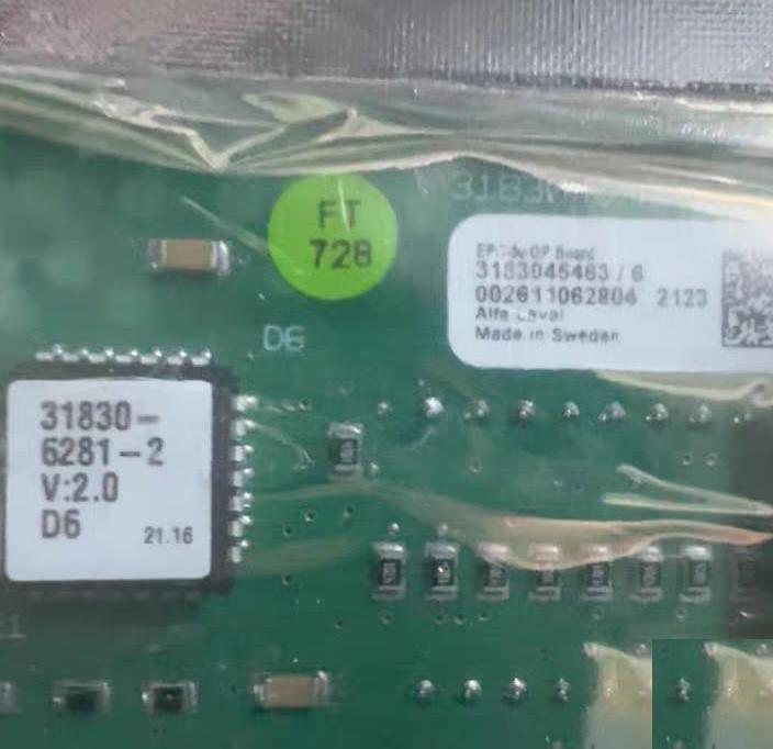Alfa Laval 31830-6281-2 V 2 0