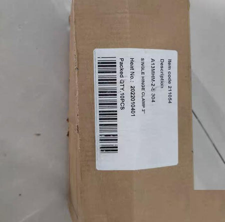 Alfa Laval SINGLE HINGE CLAMP 2 A13MHM-2-S 304 Item code 211054 10