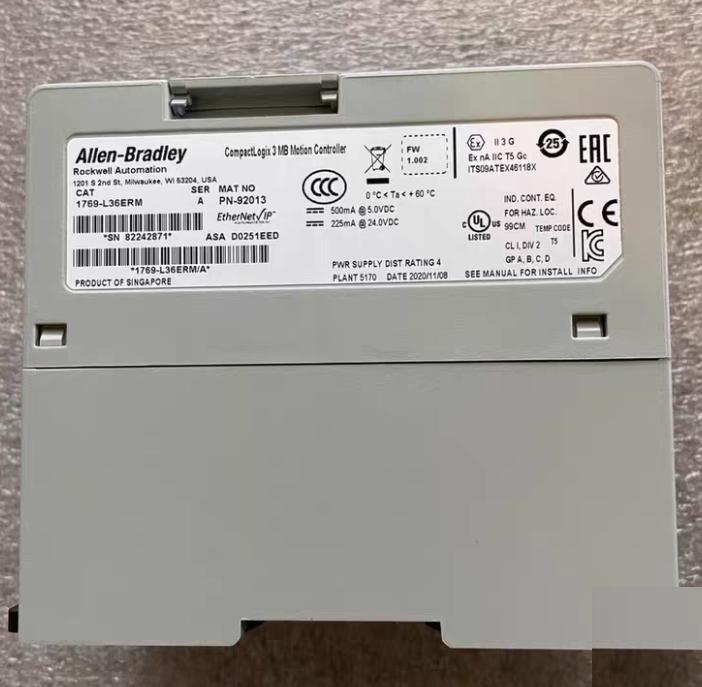 Allen-Bradley 1769-L36ERM CompactLogix 1769-PA4