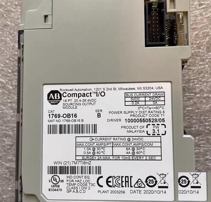 Allen-Bradley 1769-L36ERM CompactLogix 1769-PA4