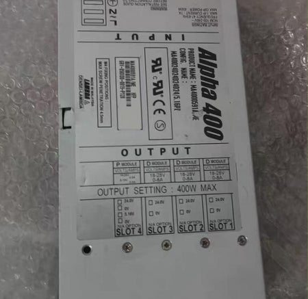 Alpha 400     MA4000591A ME 400W   24V