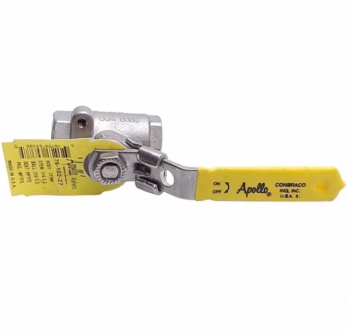 Apollo 76-102-27 Manual Ball Valve Stainless Steel 3 8in NPT Female 150psi