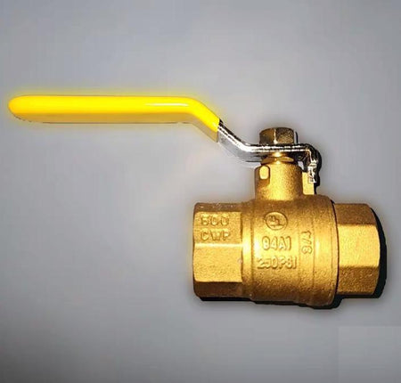 Apollo 94A-103-01 21 Apollo™ 94A-103-01 2-Piece Ball Valve 1 2 FNPT Brass Body Full Port Gas PTFE 600 psi Max Pressure CWP